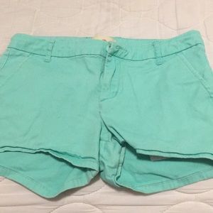Teal shorts
